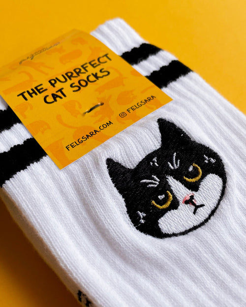 Calzini cat hipster