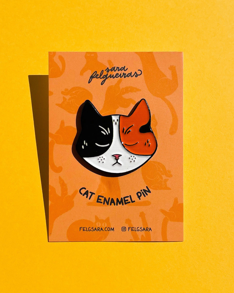 Spilla Gatto Colori Vari
