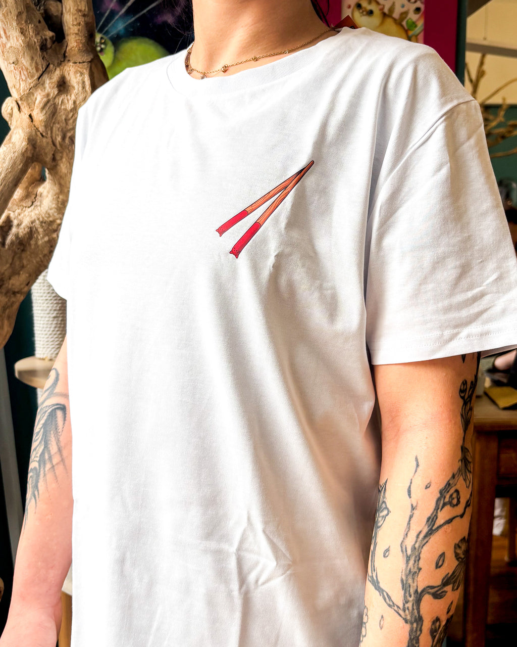 T SHIRT GATTO RAMEN