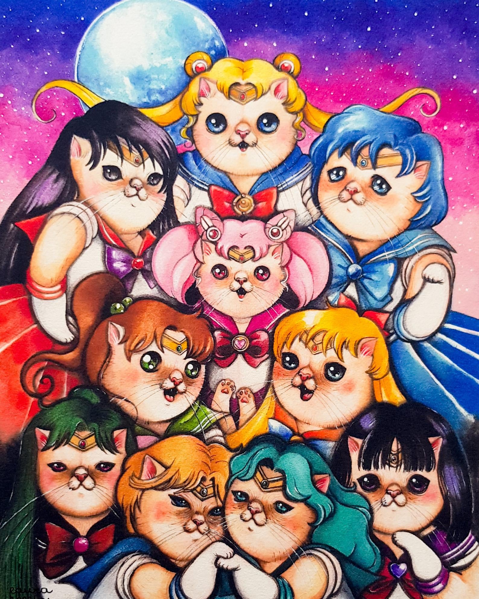 STAMPA SAILOR GUERRIERE